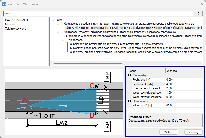 parametry pol widocznosci